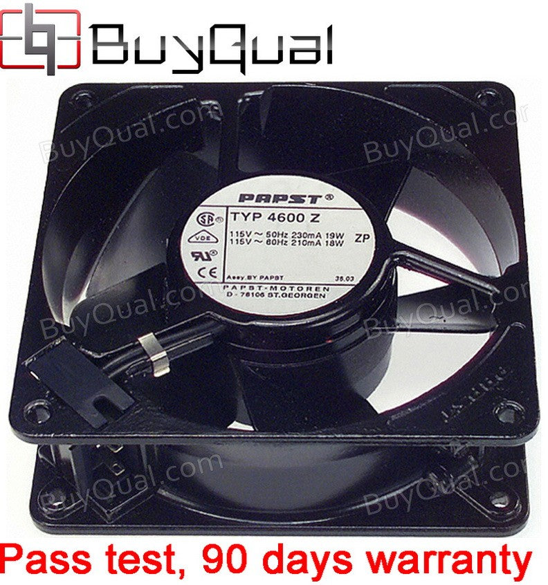 Ebmpapst 4600Z 115V 230mA/210mA 19/18W  Cooling Fan Ebmpapst 4600Z 115V 230mA/210mA 19/18W  Cooling Fan
